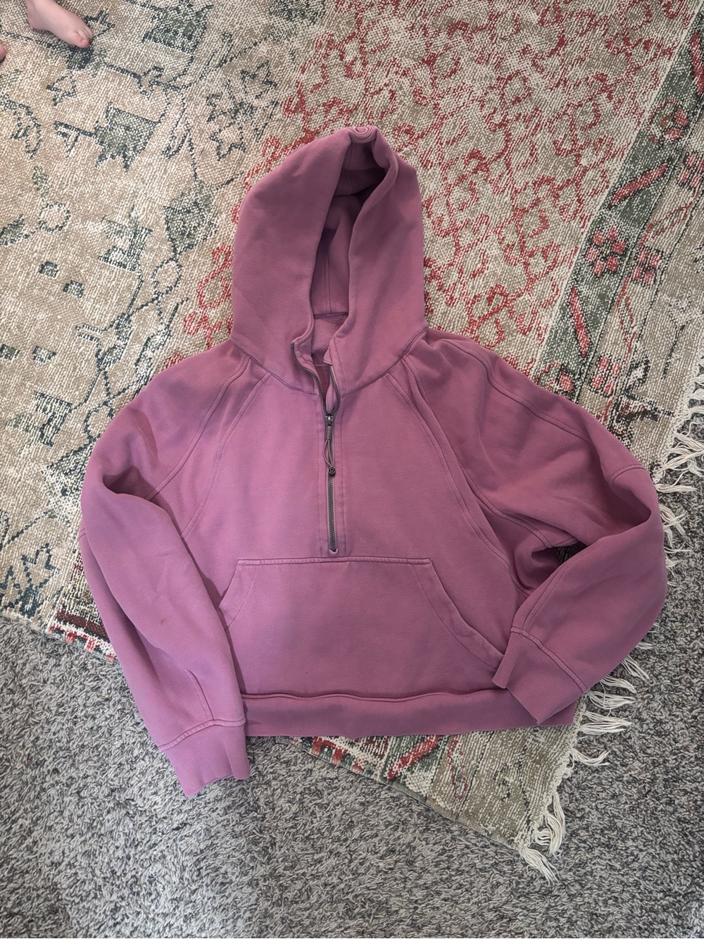 lululemon athletica Pullover Hoodie in Mauve Pink